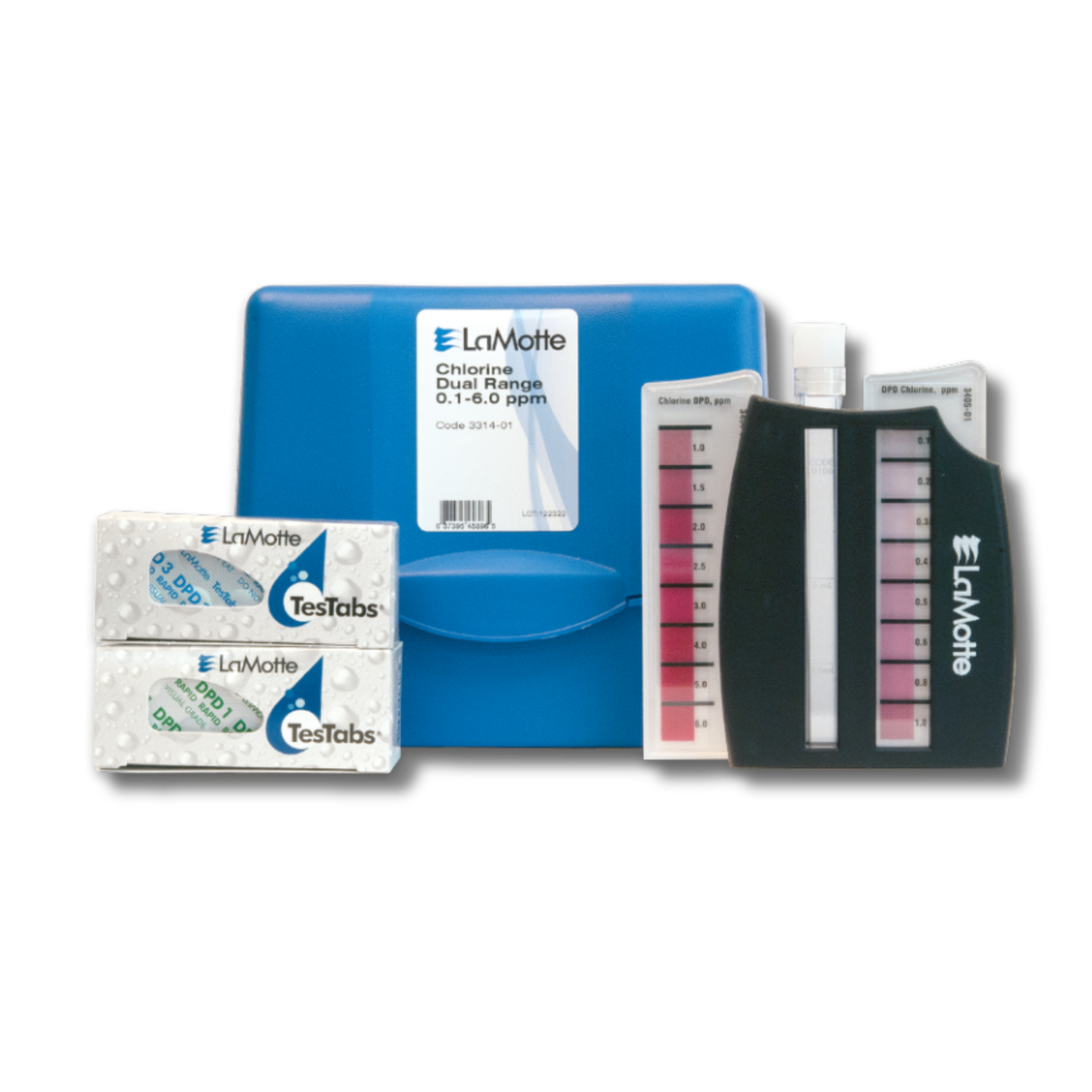 LaMotte 3314-01 Dual Range Chlorine Testing Kit