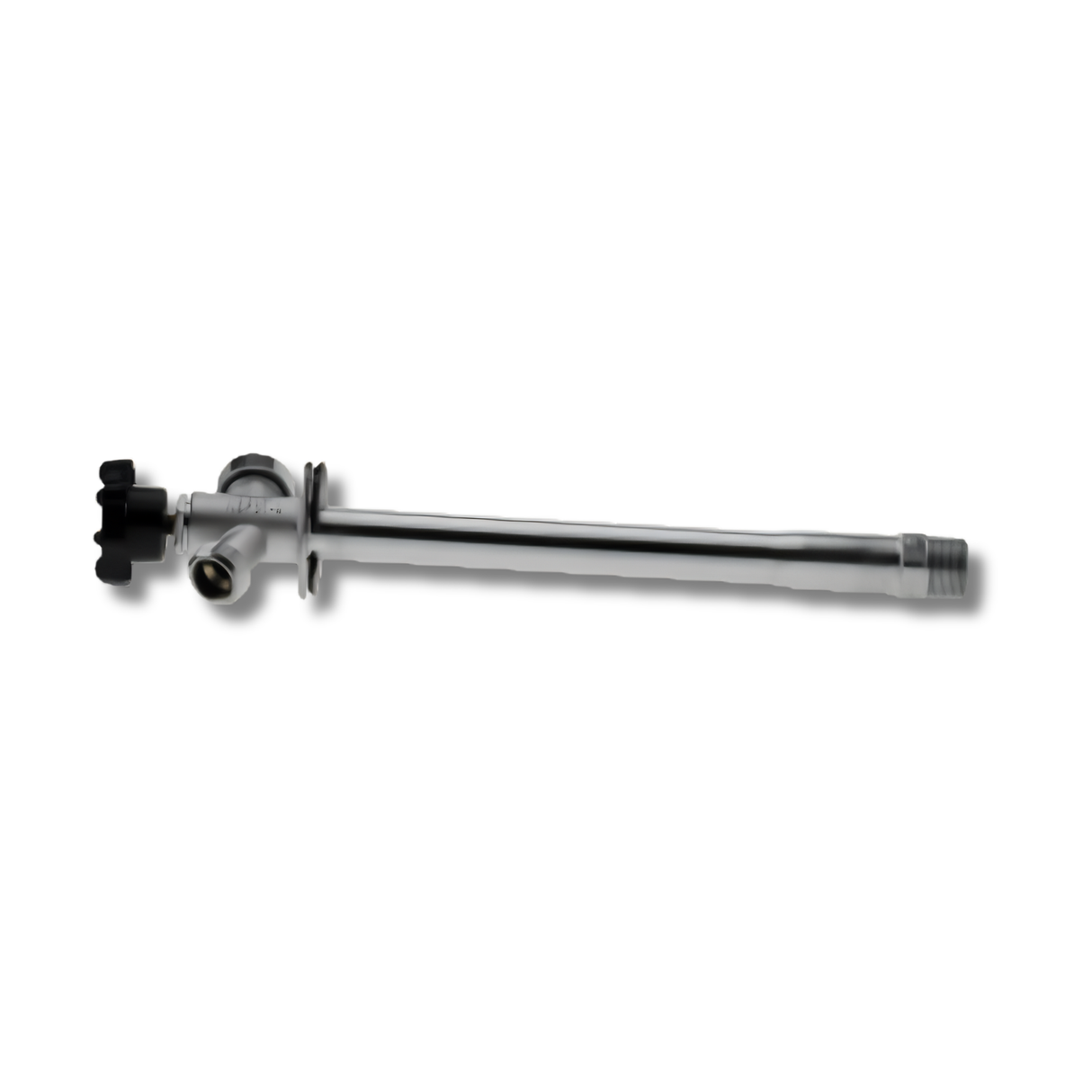 Boshart Industries 08QTWH07-12 0NL Chrome Plated Non-Freeze Lawn Faucet MPT or FPT x GHT Viton With Self Draining Vacuum Breaker