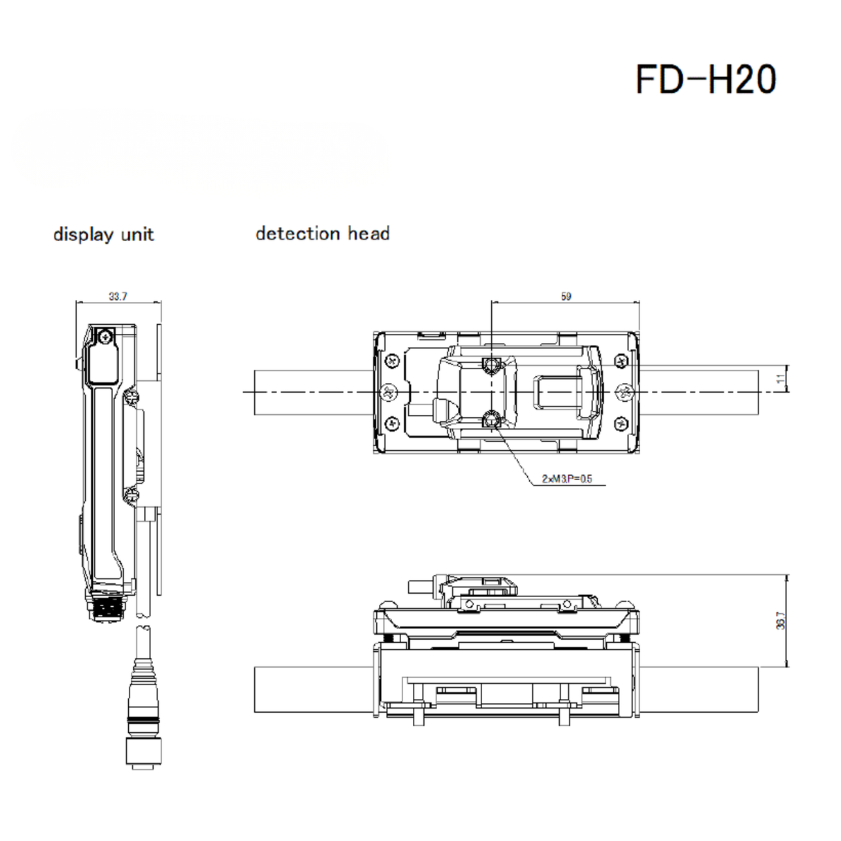 Keyence Clamp-On Flow Sensor (FD-H Series)