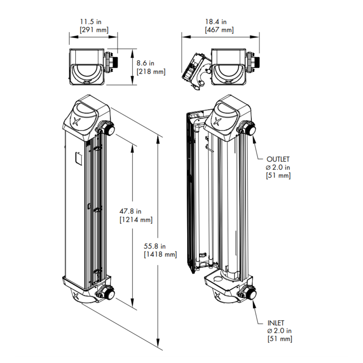 UV Pure Hallett Ultraviolet Potable Water Disinfection System