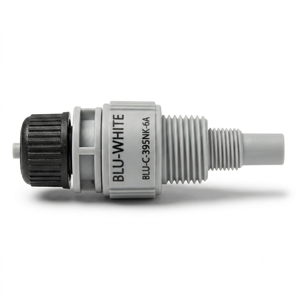Blue-White C-395NK-6A INJ Valve Heavy Duty 3/8" O.D. Tubing