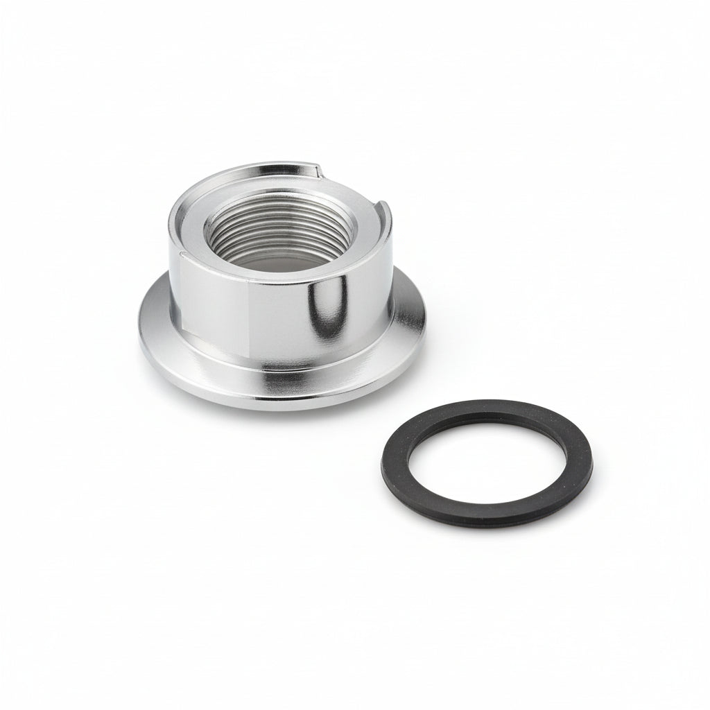 metal nut with a gasket