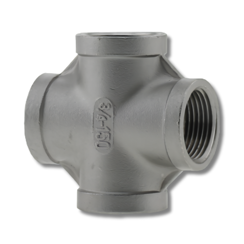 Boshart Industries SS304CR Series Class 150 Light 304 Stainless Fittings - ISO 4144 Cross