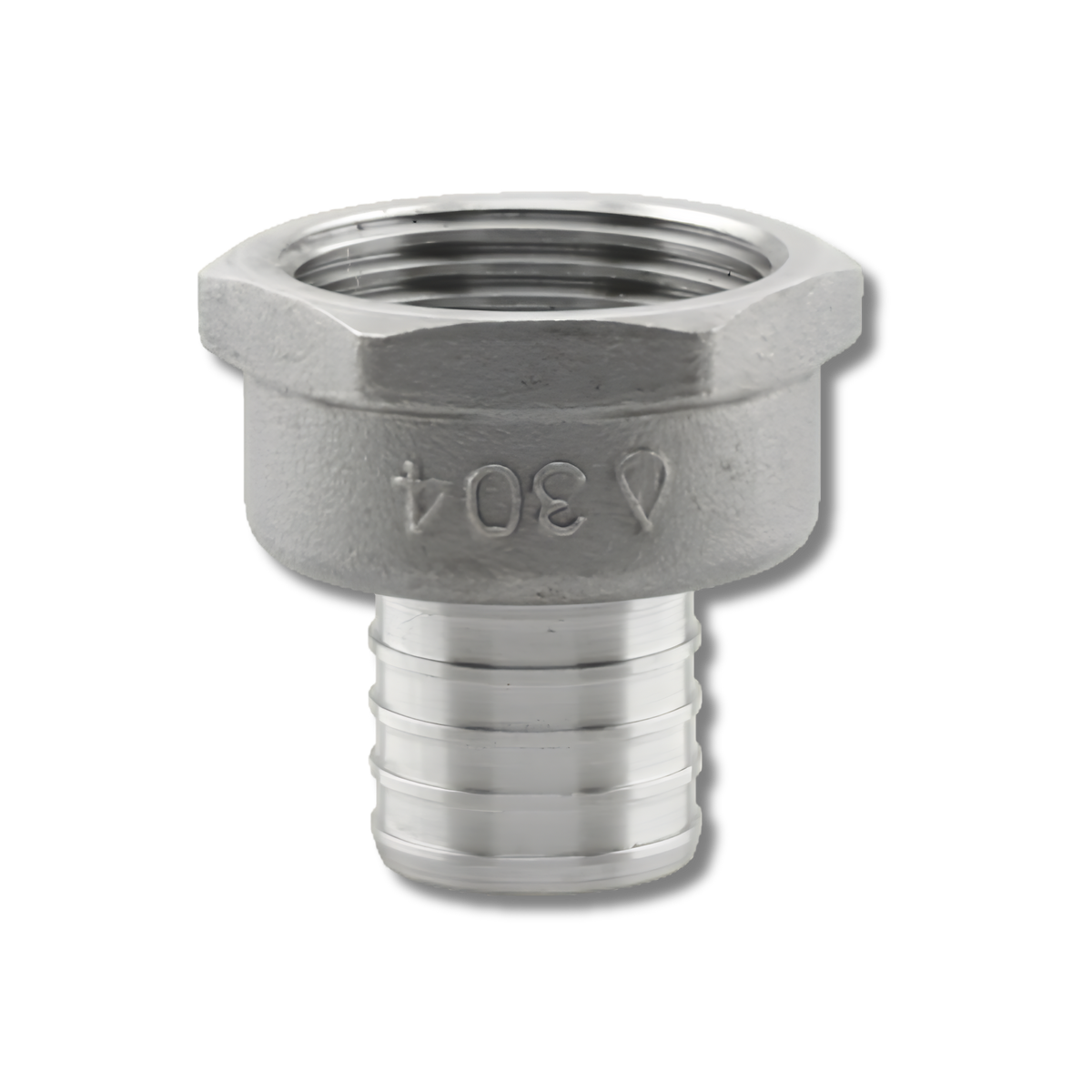 Boshart Industries SSPEX-FA Series Stainless Steel Crimp PEX x FPT Adapter
