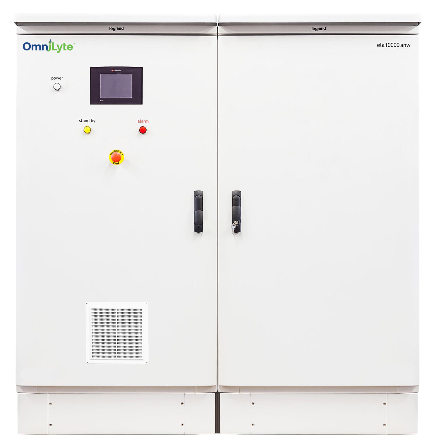 Electrical enclosure with digital display and control buttons