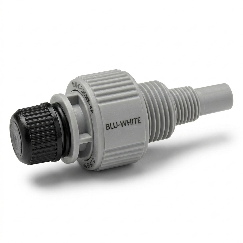 Blue-White C-395NK-4A INJ Valve Heavy Duty 1/4" O.D. Tubing