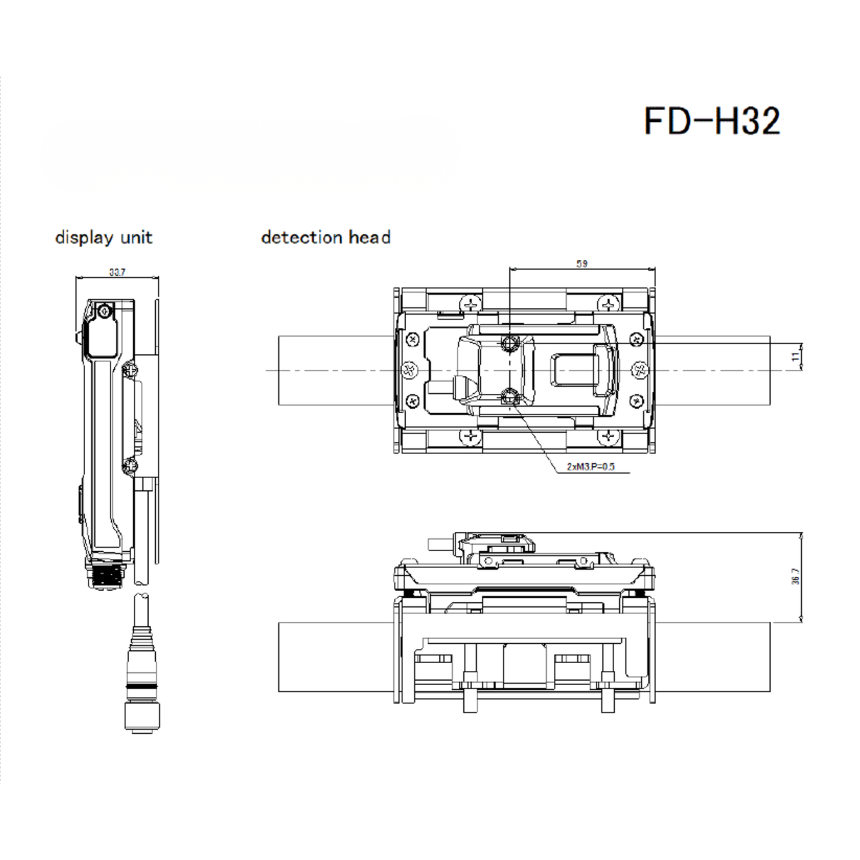 Keyence Clamp-On Flow Sensor (FD-H Series)
