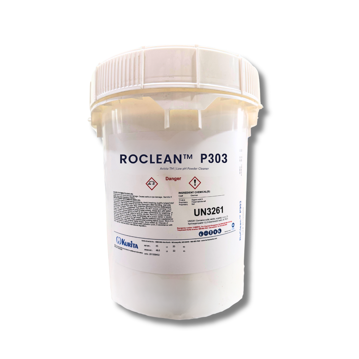 Avista RoClean™ P303 Low pH Power Cleaner