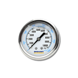 Boshart Industries Center Back Mount Pressure Gauges 304 Stainless Steel Brass Liquid