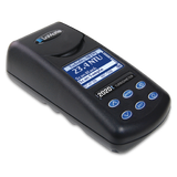 Turbidity meter with a digital display and control buttons.