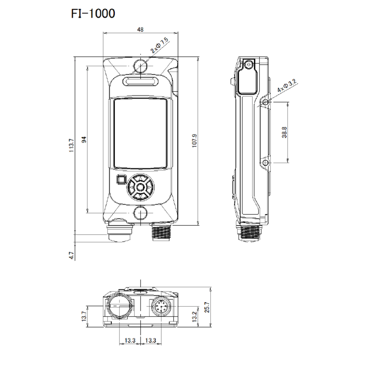 Keyence FI-1000 Display Unit