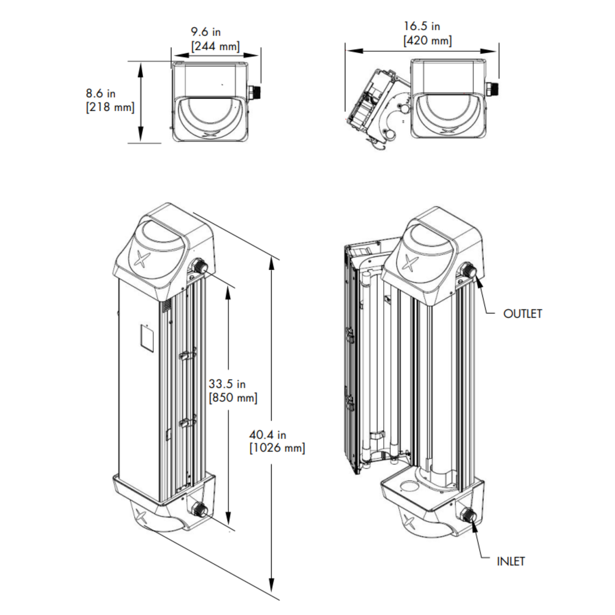 UV Pure Hallett Ultraviolet Potable Water Disinfection System