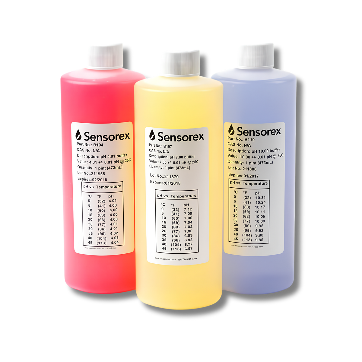 Sensorex B130 pH Buffer Solutions