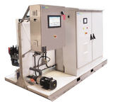OmniLyte industrial control unit with touchscreen interface and electrical components.