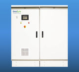 OmniLyte electronic equipment with control panel and emergency stop button.