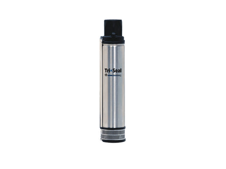 Stainless steel bottle with Tri-Seal branding