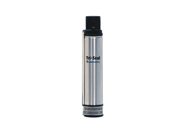 Stainless steel bottle with Tri-Seal branding