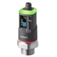Pressure sensor with digital display and adjustable settings.