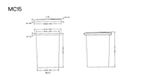 Polywest MC Series Top Cylindrical Tanks