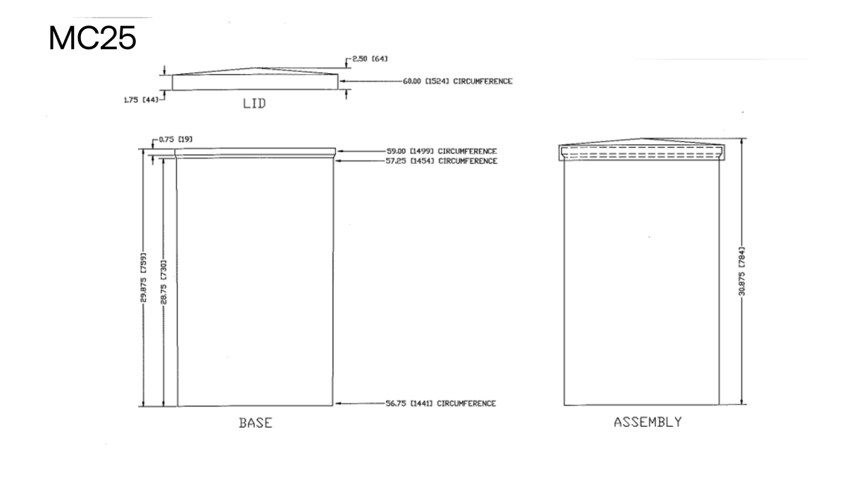 Polywest MC Series Top Cylindrical Tanks