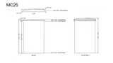 Polywest MC Series Top Cylindrical Tanks