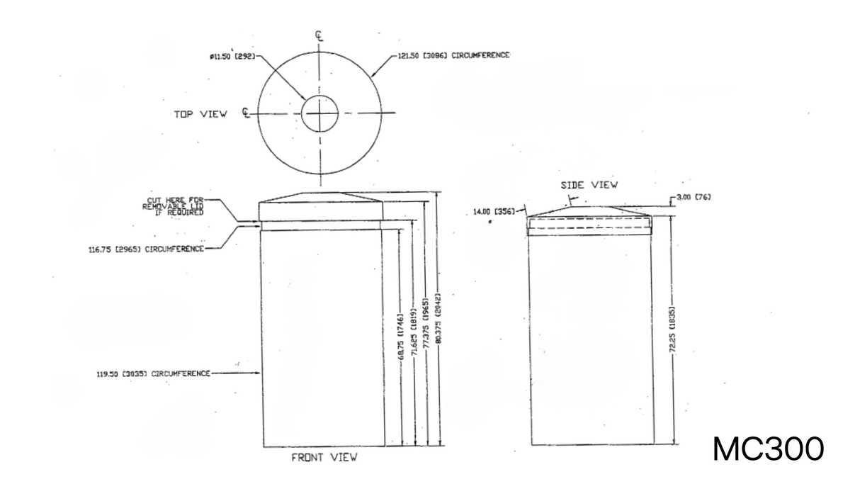Polywest MC Series Top Cylindrical Tanks