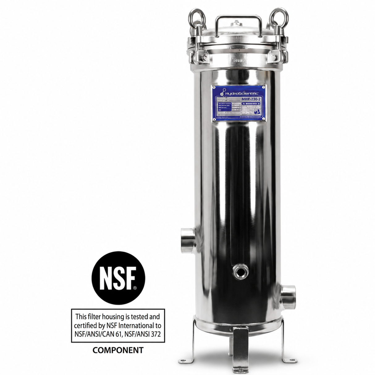 Hydronix MRH Series Stainless Steel Filter Housing