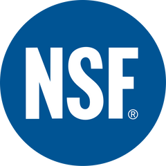 NSF logo in a blue circle.