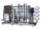 water purification system with multiple filtration membrane units and control panel