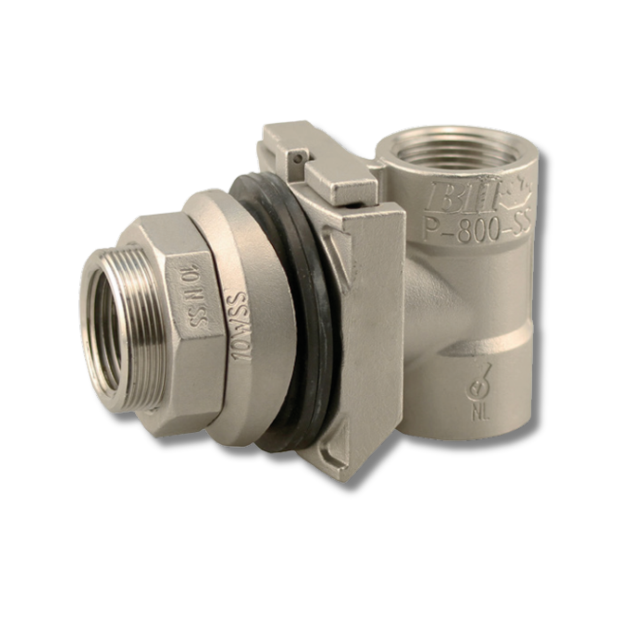 Boshart Industries P-200-SS-T 2-inch Stainless Steel Pitless Adapter