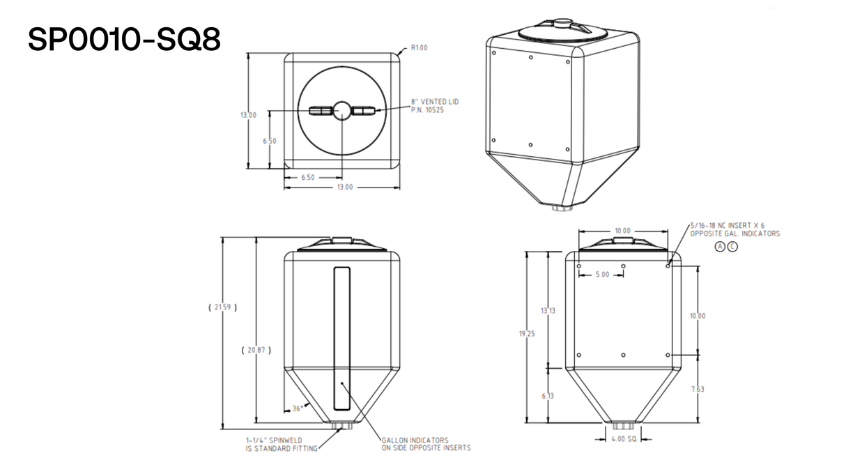 Ace Roto-Mold Total Drain Tank