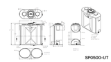 Ace Roto-Mold Narrow Profile Potable Water Tank