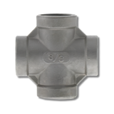 Boshart Industries SS304CR Series Class 150 Light 304 Stainless Fittings - ISO 4144 Cross