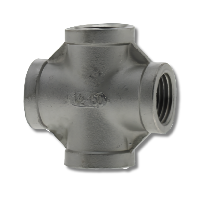 Boshart Industries SS304CR Series Class 150 Light 304 Stainless Fittings - ISO 4144 Cross