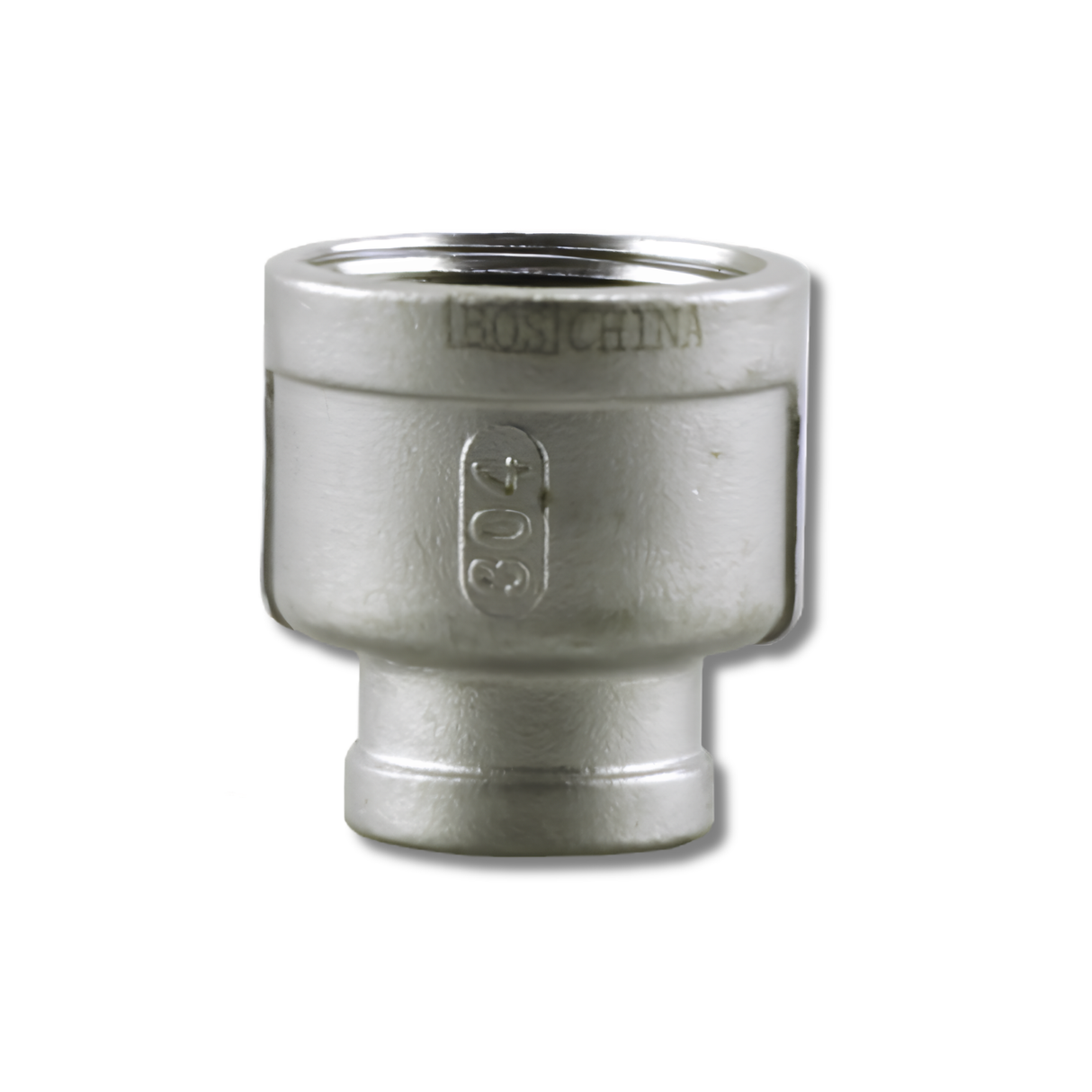 Boshart Industries SS304RC Series Class 150 Light 304 Stainless Fittings - ISO 4144 Reducing Coupling