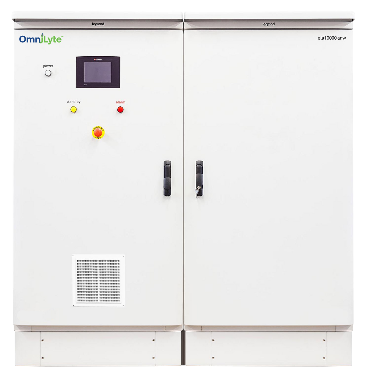 Electrical enclosure with digital display and control buttons