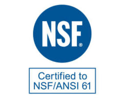 NSF certification logo for NSF/ANSI 61