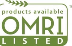 OMRI listed products available logo
